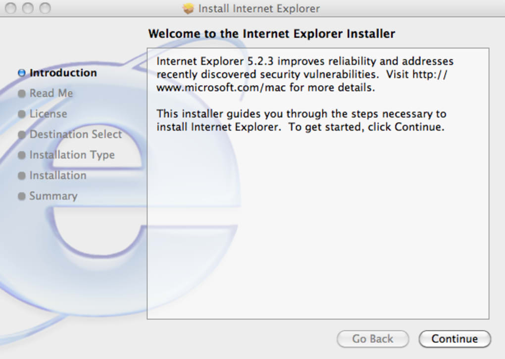 internet explorer for mac el capitan